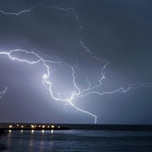 Καταιγίδα στο Πλωμάρι Λέσβου