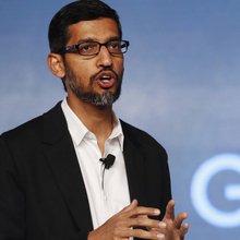 Ο Sundar Pichai, διευθύνων σύμβουλος της Google