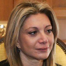 Η πρόεδρος του συλλόγου Συγγενών Θυμάτων Τεμπών, Μαρία Καρυστιανού