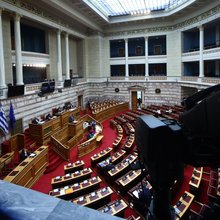 Η ολομέλεια της Βουλής 