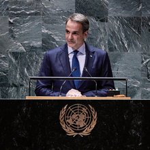 Ο Κυριάκος Μητσοτάκης σε ομιλία στον ΟΗΕ