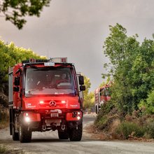 Πυροσβεστικό σε φωτιά στο Ξυλόκαστρο