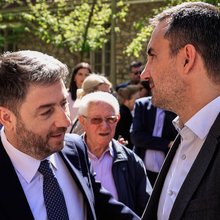 Νίκος Ανδρουλάκης και Αλέξης Χαρίτσης