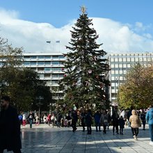Χριστούγεννα στο κέντρο της Αθήνας