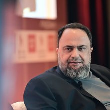 O Βαγγέλης Μαρινάκης στο συνέδριο του economist