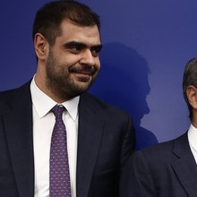 Παυλος Μαρινάκης και Κυριάκος Μητσοτάκης