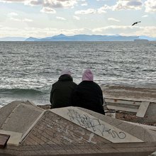 Ζευγάρι στο κρύο