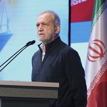 Ο πρόεδρος του Ιράν, Μασούντ Πεζεσκιάν 