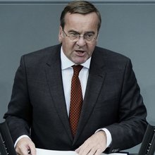 Ο υπουργός Άμυνας της Γερμανίας, Μπόρις Πιστόριους