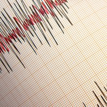  A seismograph that records the seismic activity of an earthquake