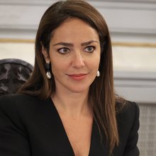 Η υπουργός Κοινωνικής Συνοχής και Οικογένειας Δόμνα Μιχαηλίδου