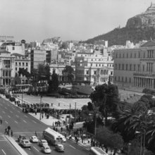Η δεκαετία του 1950 υπήρξε για την Ελλάδα μια εποχή διχασμού με το προσωπείο της ειρήνης / Getty