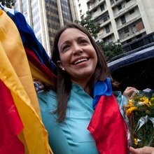 H Μαρία Κορίνα Ματσάδο που κέρδισε το Νόμπελ Ειρήνης 