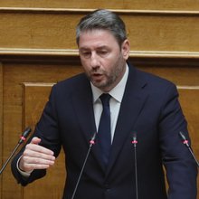 Ο Νίκος Ανδρουλάκης σε ομιλία του στη Βουλή
