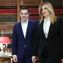 Ο Αλέξης Τσίπρας και η Φώφη Γεννηματά 