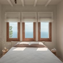 παράθυρα θάλασσα κρεβάτι Πήλιο