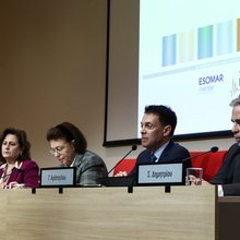 Στιγμιότυπο από την παρουσίαση της έρευνας για τον πολιτισμό που διηξήγαγε το αρμόδιο υπουργείο