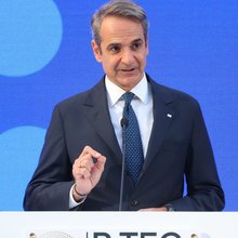 Ο Κυριάκος Μητσοτάκης στο P-TEC 