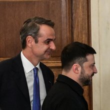 Κυριάκος Μητσοτάκης και Βολοντίμιρ Ζελένσκι