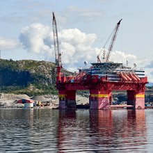 Πλατφόρμα εξόρυξης πετρελαίου στη Νορβηγία 
