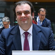 Ο Κυριάκος Πιερρακάκης στο Eurogroup