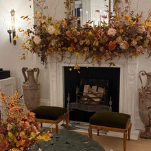 Το σπίτι της Μαρί Σαντάλ με διακόσμηση για την Ημέρα των Ευχαριστιών