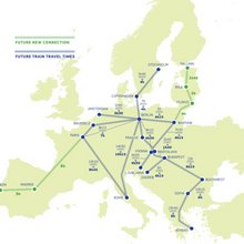 Το νέο δίκτυο σιδηροδρομικών μεταφορών στην Ευρώπη 