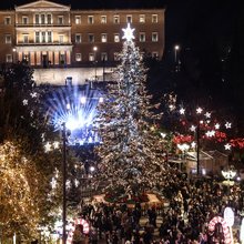 Χριστουγεννιάτικο δένδρο στο Σύνταγμα