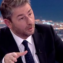 Ο πρόεδρος του ΠΑΣΟΚ, Νίκος Ανδρουλάκης, στην εκπομπή «Μεγάλη Εικόνα» στο Mega