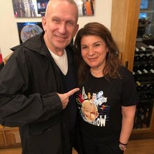 Η Αργυρώ Μπαρμπαρίγου με τον Ζαν Πολ Γκοτιέ