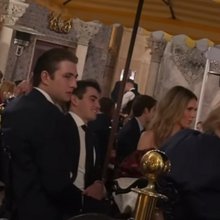 Σπάνια εμφάνιση του Μπάρον Τραμπ