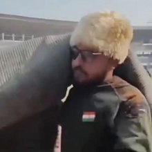 Δεν είδε τον Μέσι, αλλά βρήκε το χαλί που χρειαζόταν για το σπίτι