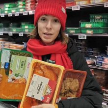 Ισπανίδα σε σούπερ μάρκετ στη Φινλανδία