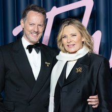 Η Κιμ Κατράλ με τον σύζυγό της