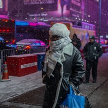 Χιονιάς στη Νέα Υόρκη