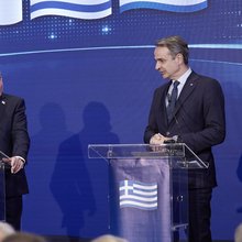 Νίκος Χριστοδουλίδης, Μπενιαμίν Νετανιάχου και Κυριάκος Μητσοτάκης