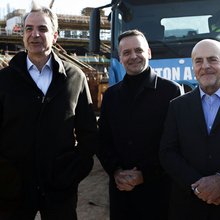 Ο Κυριάκος Μητσοτάκης στον Βοτανικό