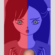 Ο βιολόγος και παρουσιαστής του BBC, Δρ Ντιν Τζάκσον, δημοσίευσε στο TikTok μια ψευδαίσθηση που κάνει τον εγκέφαλο να βλέπει δύο μάτια σε διαφορετικά χρώματα