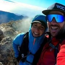 Ο Αυστριακός ορειβάτης Τόμας Πλάμπεργκερ και η σύντροφός του