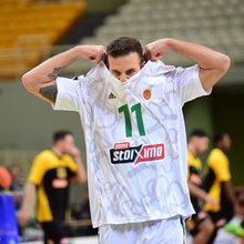 Ο Νίκος Παππάς με τη φανέλα του Παναθηναϊκού