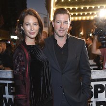 Η Κρίστι Τέρλινγκτον με τον σύζυγό της, Εντ Μπερνς