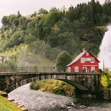 Μαγικό τοπίο στη Νορβηγία 