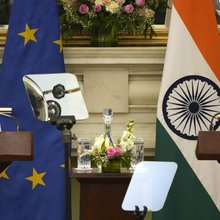 Η πρόεδρος της Κομισιόν, Ούρσουλα φον ντερ Λάιεν και ο Ινδός πρωθυπουργός Ναρέντρα Μόντι