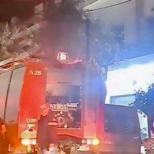 Από τη φωτιά που ξέσπασε στον Πειραιά