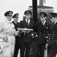 Αξιωματικοί του βρετανικού HMS Seraph του υποβρυχίου που επιλέχθηκε για την επιχείρηση, τον Δεκέμβριο του 1943/Wikipedia