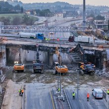 Κατεδάφιση γέφυρας Πανοράματος