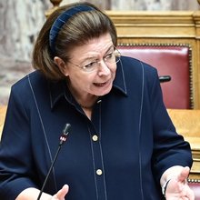 Η υπουργός Πολιτισμού, Λίνα Μενδώνη 
