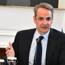 Ο Κυριάκος Μητσοτάκης στο υπουργικό συμβούλιο