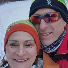 Ο Αντώνης Συκάρης με την σύζυγό του Πόπη