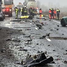 Το σημείο της τραγωδίας στη Ρουμανία